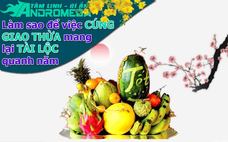 Làm sao để việc cúng giao thừa mang lại tài lộc quanh năm?