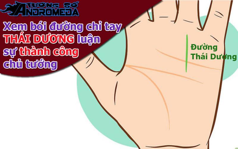 Bói chỉ tay: Xem đường THÁI DƯƠNG đoán biết sự thành công