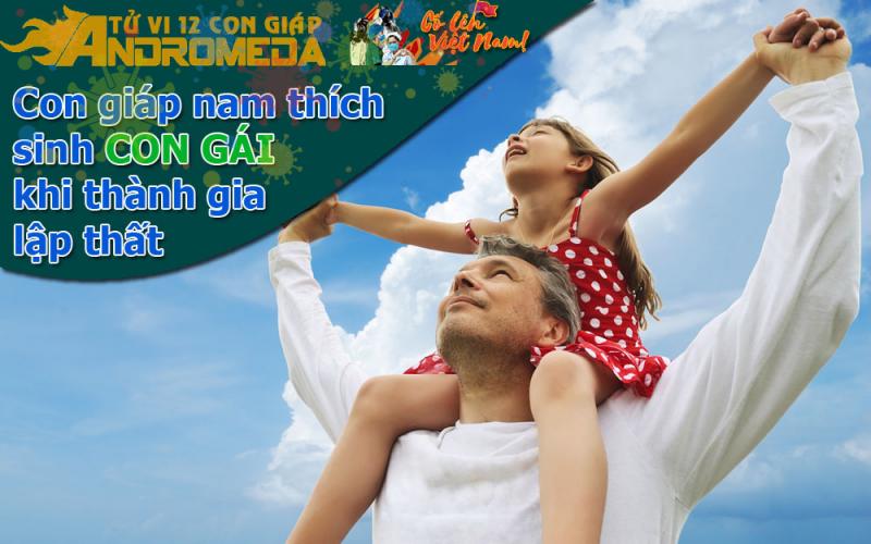 Con giáp nam thích sinh con gái khi thành gia lập thất