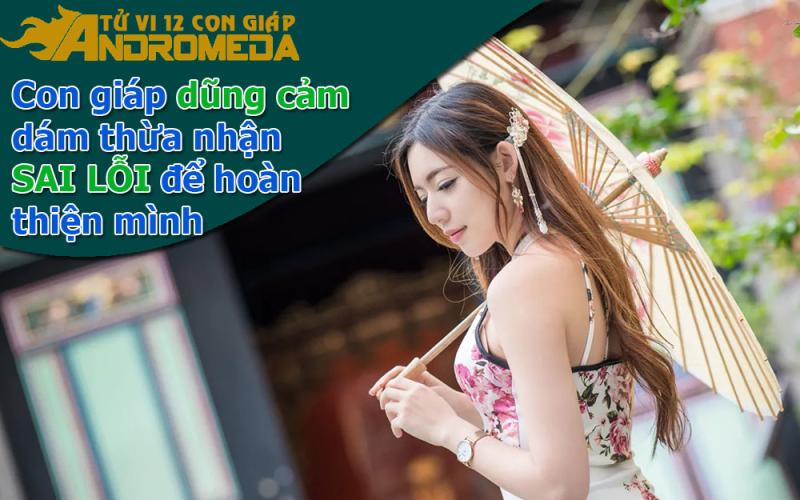 Con giáp dần hoàn thiện nhờ dám nhận lỗi sai