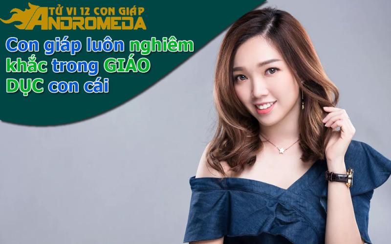 Giáp cha mẹ luôn nghiêm khắc trong giáo dục con