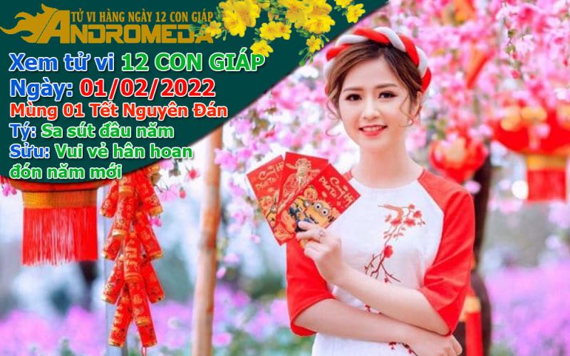 Tử vi 12 con giáp thứ 3 ngày 01/02/2022 nhằm mùng 1 Tết: Tý sa sút, Sửu hân hoan