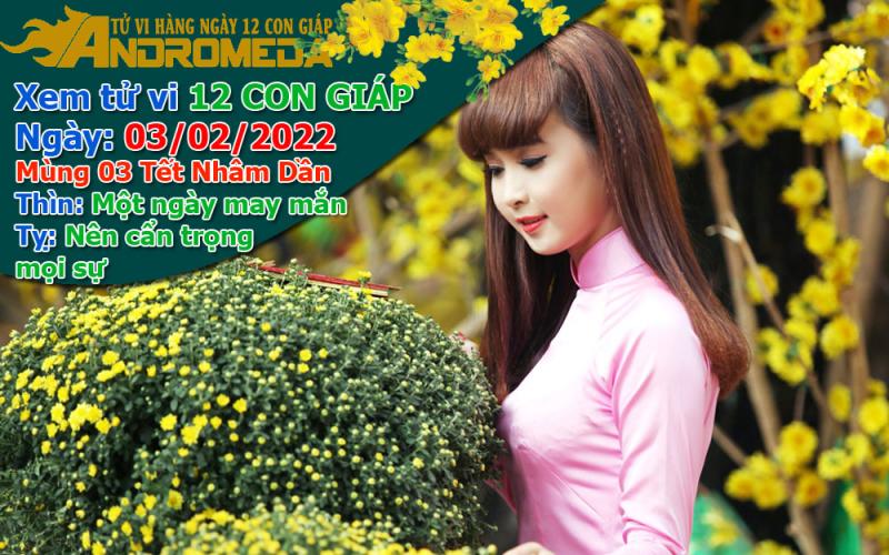 Tử vi 12 con giáp thứ 5 ngày 03/02/2022 nhằm mùng 3 Tết: Thìn may mắn, Tỵ cẩn trọng