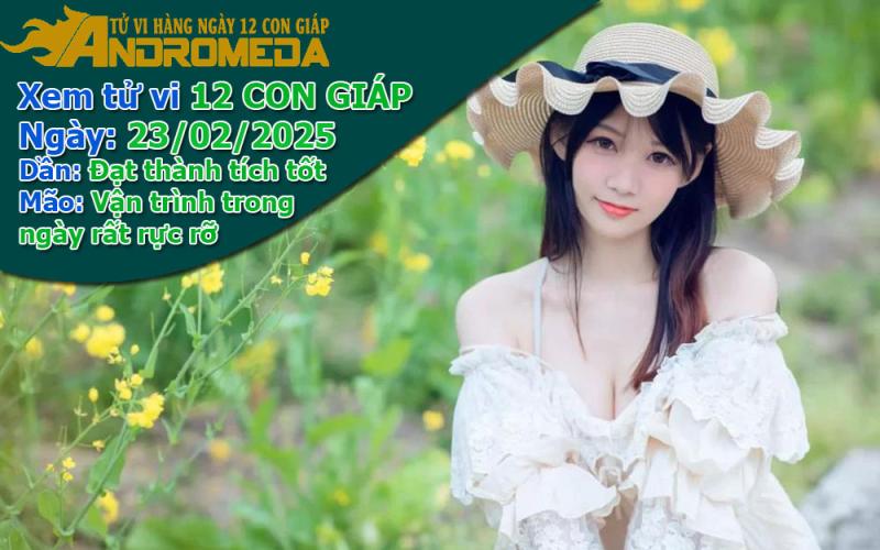 Tử vi 12 con giáp Chúa Nhật ngày 23/02/2025: Dần xuất sắc, Mão sáng sủa