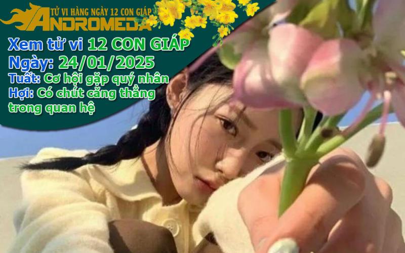 Tử vi 12 con giáp thứ 6 ngày 24/01/2025: Tuất gặp quý nhân, Hợi gây gỗ