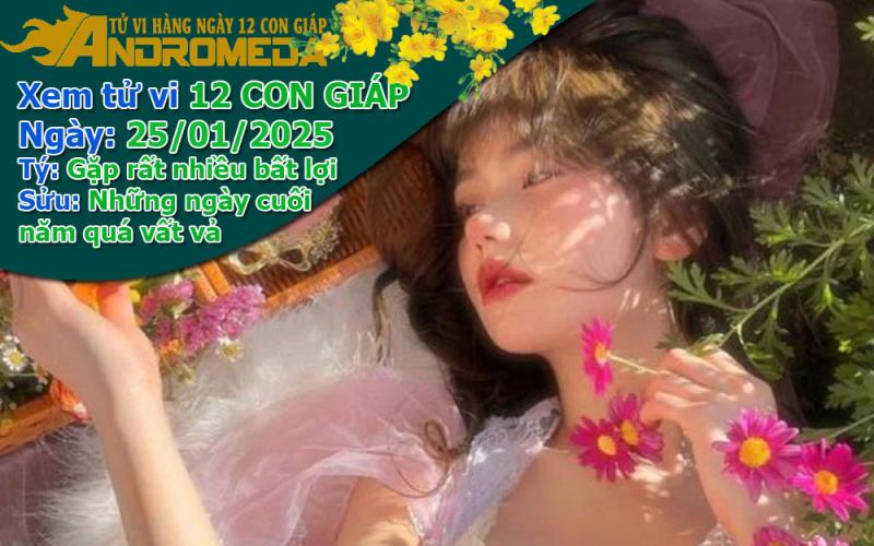 Tử vi 12 con giáp thứ 7 ngày 25/01/2025: Tý gặp bất lợi, Sửu rất vất vả