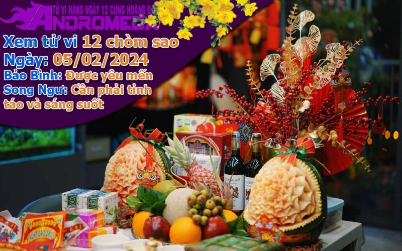 Tử vi 12 cung hoàng đạo thứ 2 ngày 05/02/2024: Bảo Bình được yêu, Song Ngư tỉnh táo