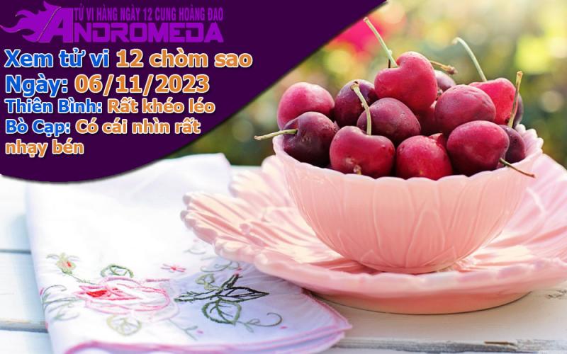 Tử vi 12 cung hoàng đạo thứ 2 ngày 06/11/2023: Thiên Bình khôn khéo, Bò Cạp tinh tế