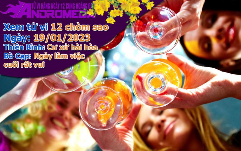 Tử vi 12 cung hoàng đạo thứ 5 ngày 19/01/2023: Thiên Bình hài hòa, Bò Cạp vui vẻ