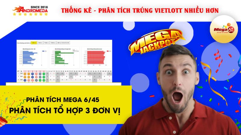 MEGA 6/45 -  Hướng dẫn THỐNG KÊ 3 ĐƠN VỊ