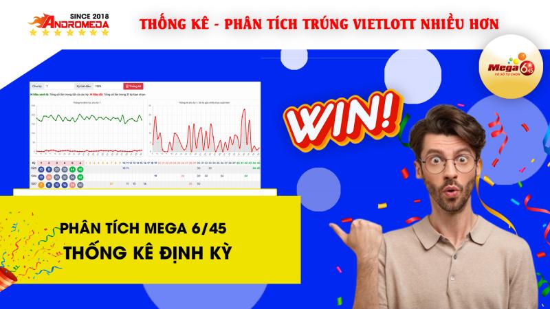 MEGA 6/45 - Hướng dẫn xem THỐNG KÊ ĐỊNH KỲ