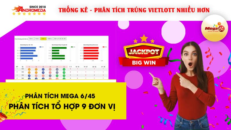 MEGA 6/45 -  Hướng dẫn THỐNG KÊ 9 ĐƠN VỊ