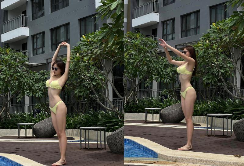 Kỳ Duyên 'lột xác' body khi diện bikini nhờ giảm 6 kg