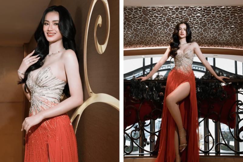 Hoa hậu Ý Nhi chăm diện đồ hở sau nâng ngực